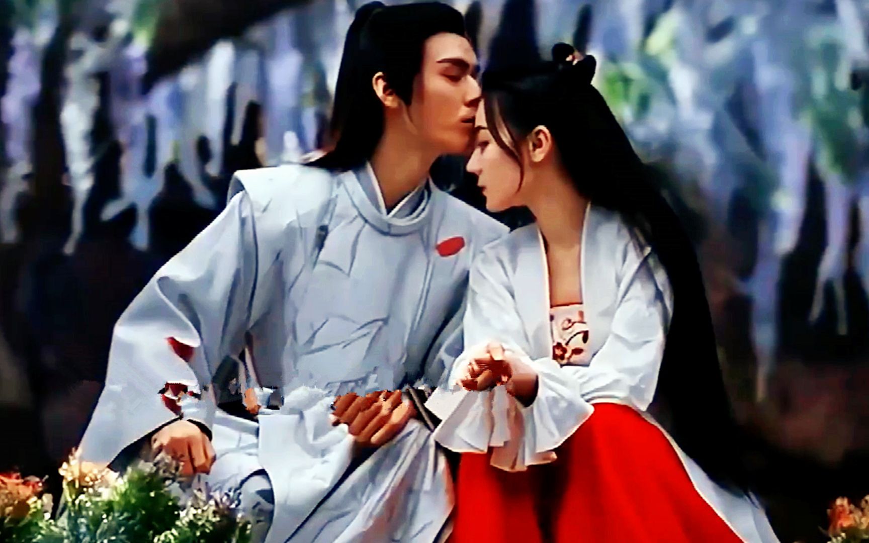 安乐传:韩烨在谷底亲吻安乐,深情表白想一辈子这样抱着你