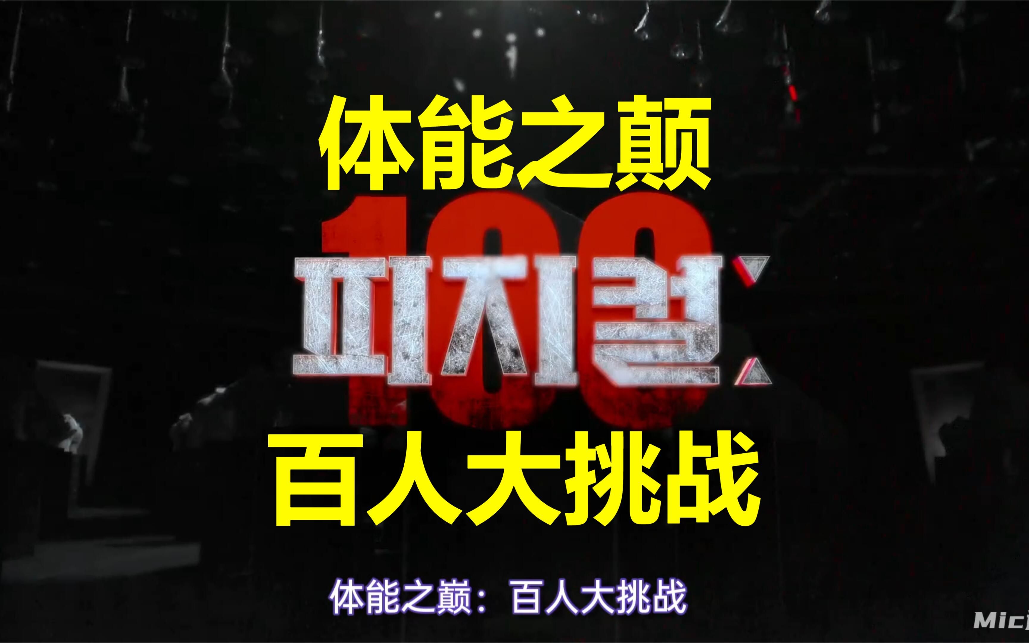 [图]真人版鱿鱼游戏《体能之巅：百人大挑战》中字合集（更新至E09.230221）