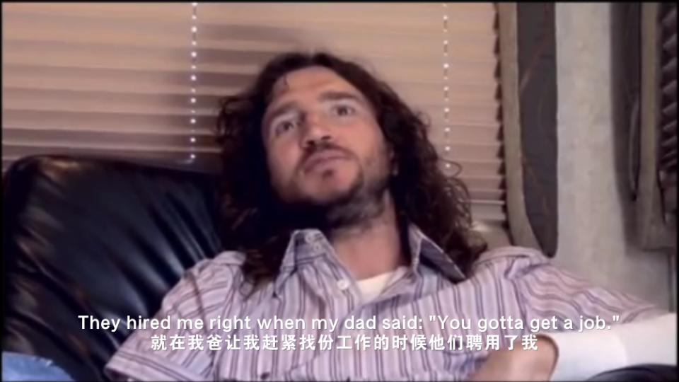 [图]【中英字幕】My name is John Frusciante (Tell Me Baby 花絮)