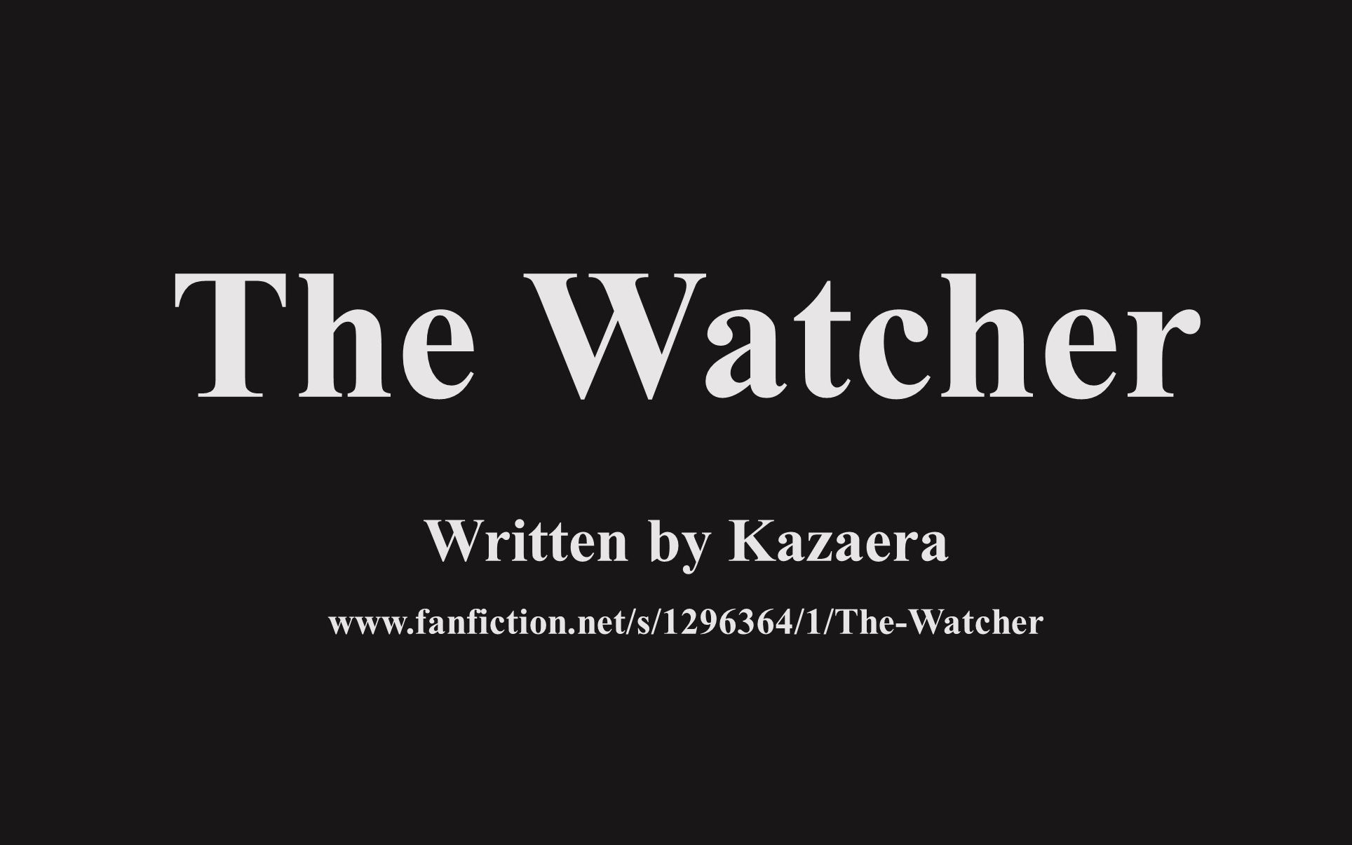 [图]埃尔隆德中心同人The Watcher 朗读【Tolkien Reading Day】