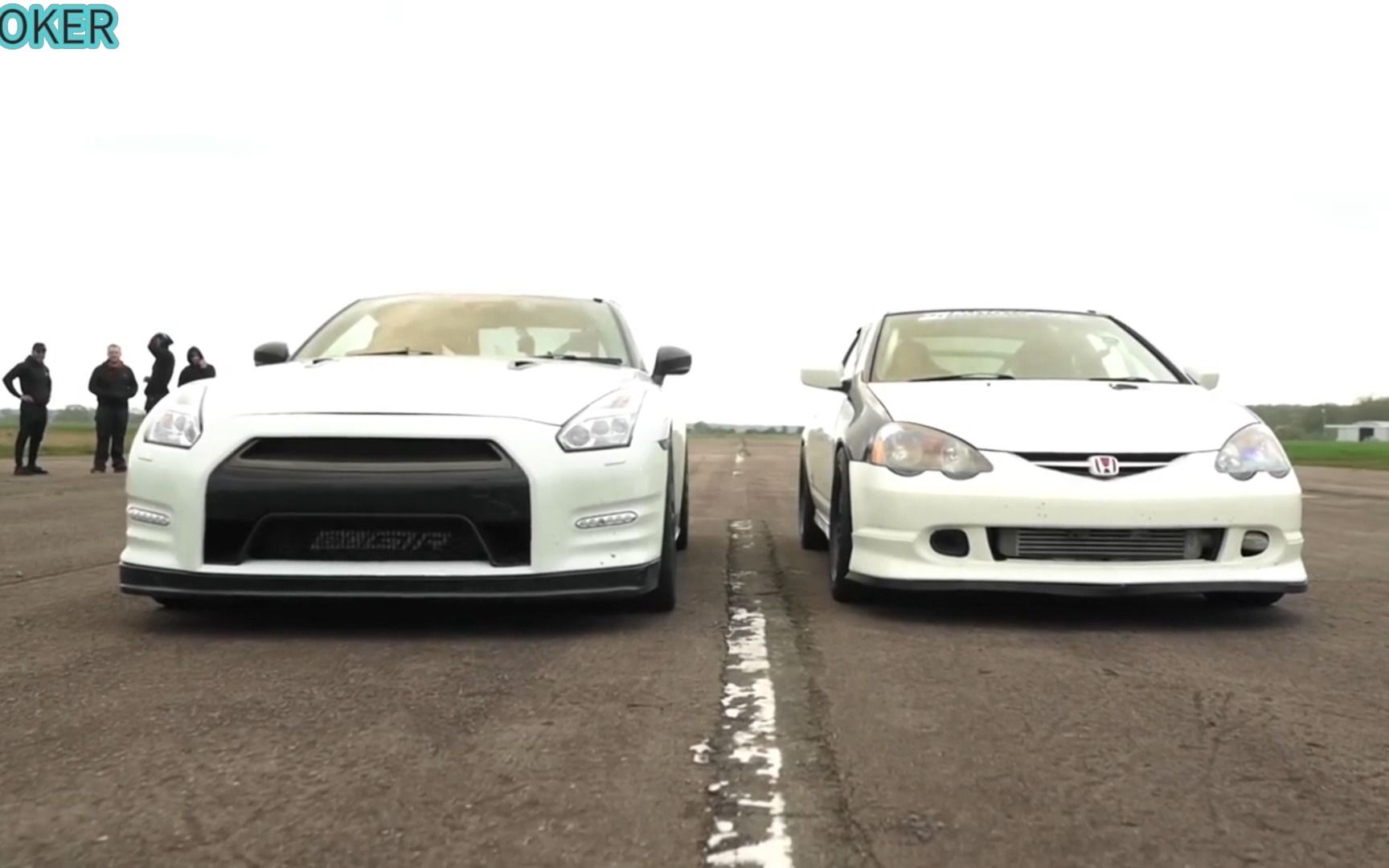 1000匹日产gtr vs awd 770匹本田dc5 type r0505050505
