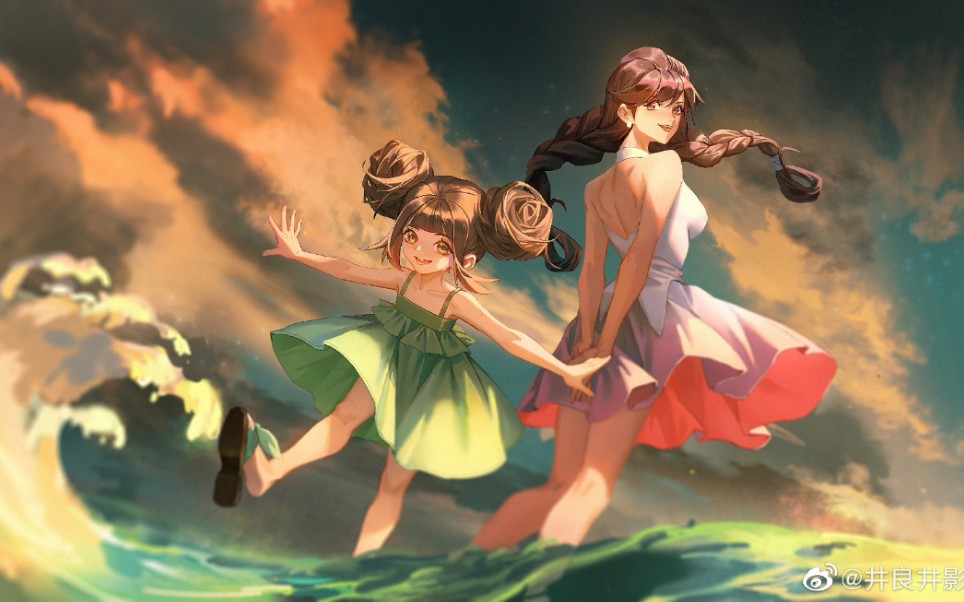 大小乔青蛇白蛇皮肤同人图