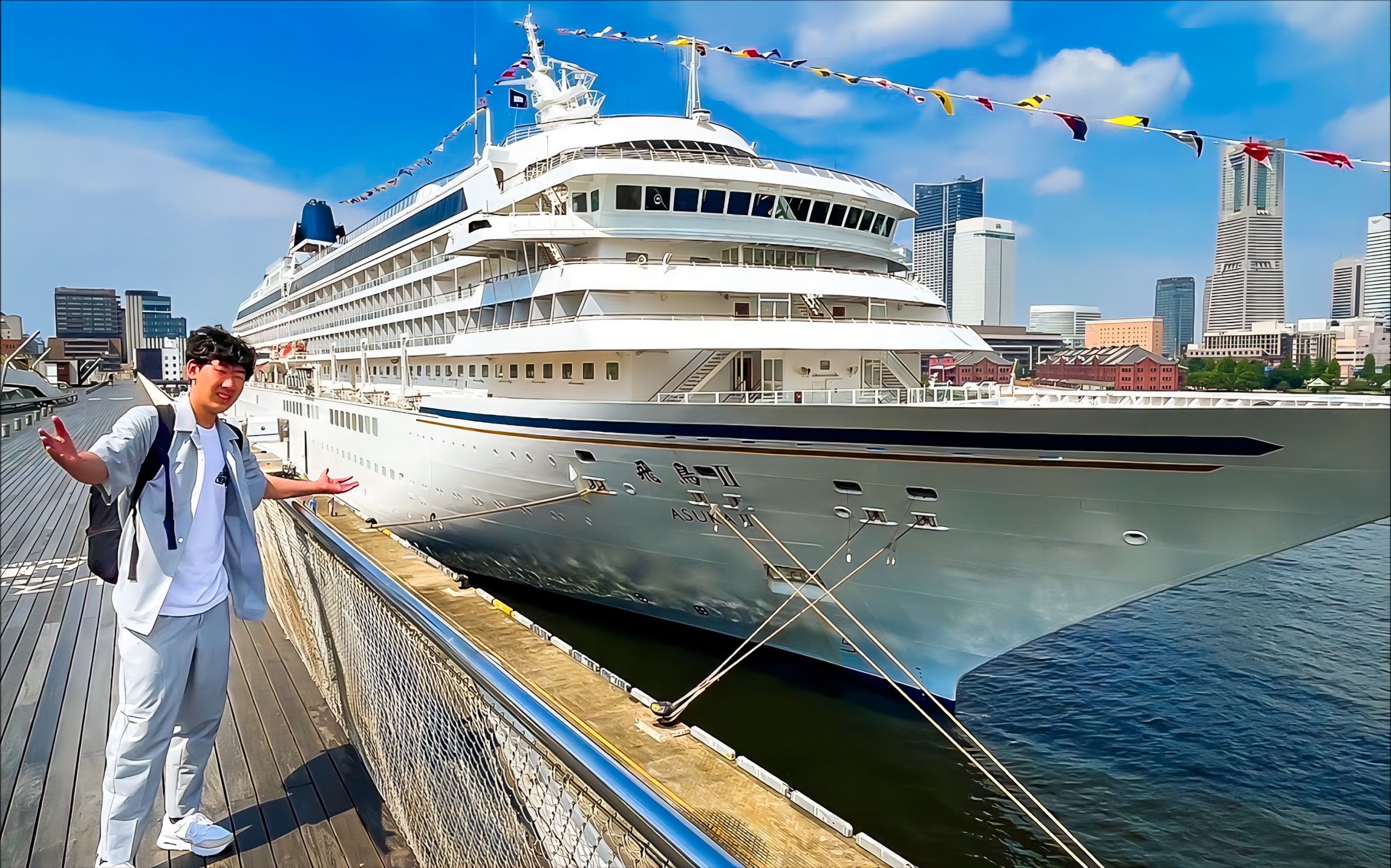 【日本铁道】日本最大的豪华客船"飞鸟ii"2夜3日路线乘船神户→横滨40