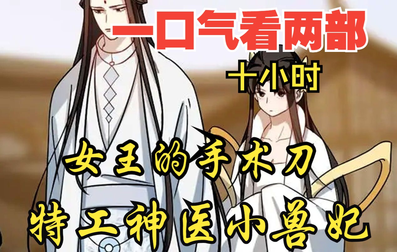 [图]【内卷区up】一口气看两部漫画，10小时超长漫画解说《特工神医小兽妃，女王的手术刀 》，看爽漫拒绝带脑子！