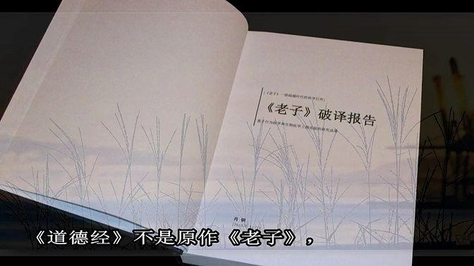 沉重的觉醒:《道德经》是伪《老子》[高清版]哔哩哔哩bilibili