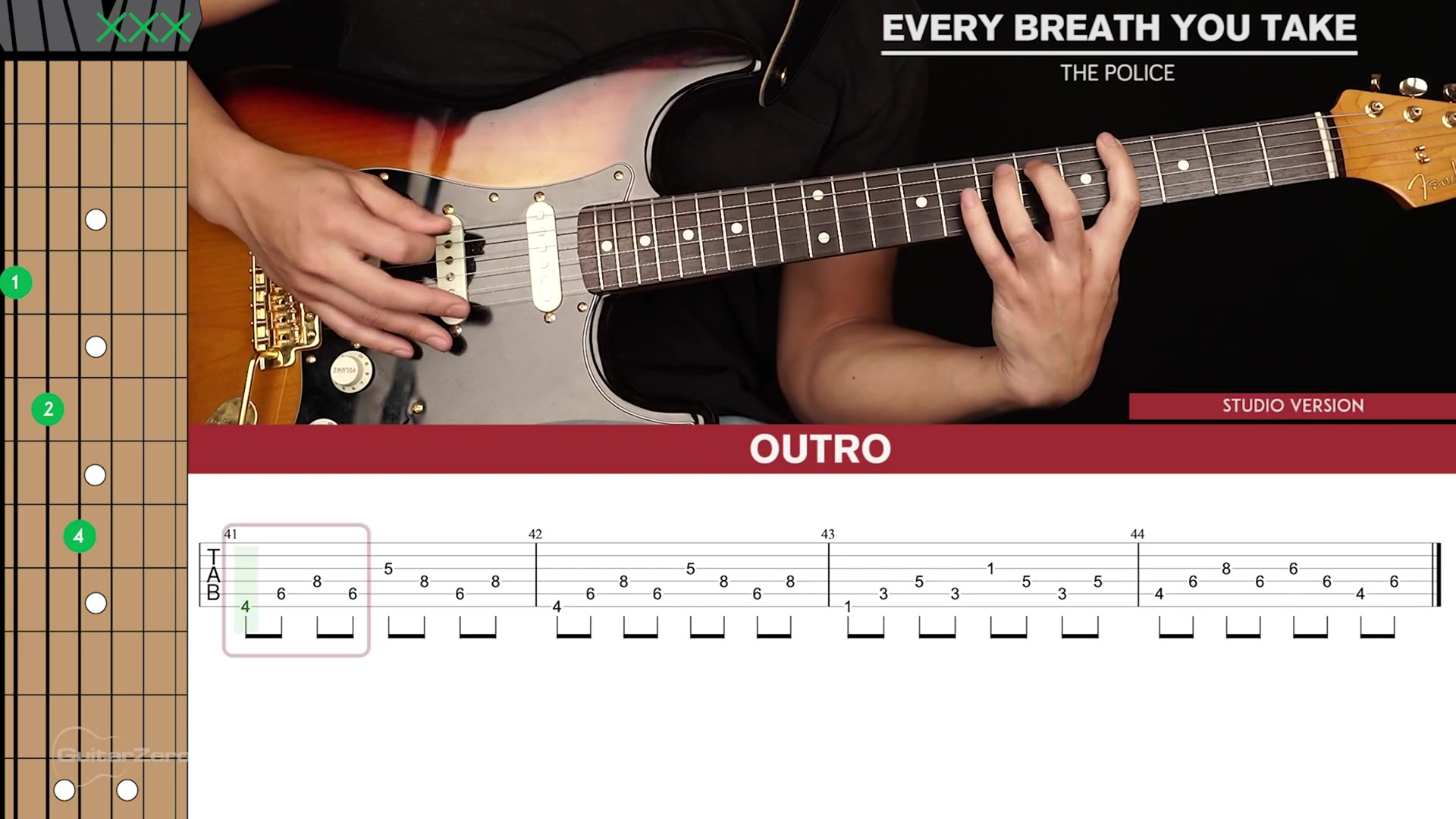 [图]Every Breath You Take Guitar Cover The Police |Tabs + Chords|