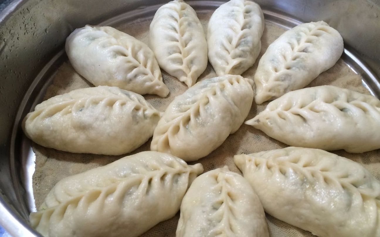 蒸韭菜盒子面食新吃法试试这样做比包子馒头好吃多了越吃越想吃
