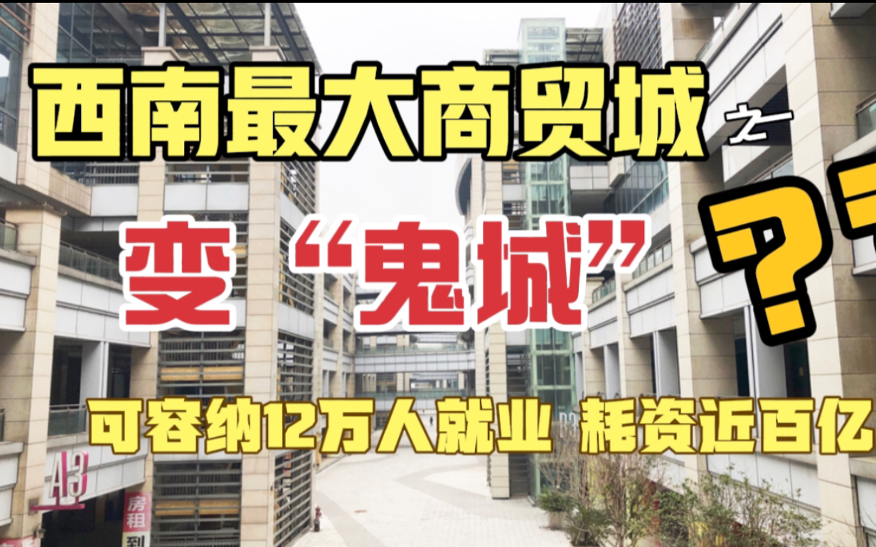 西南最大商贸城变“鬼城”?可容纳12万人就业,耗资百亿打造(下)哔哩哔哩bilibili