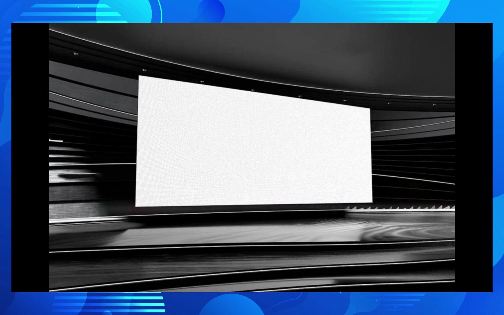 礼堂会议室大屏幕ps海报设计贴图展示样机psd模板下载【1791期】