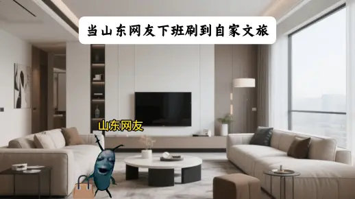 当山东网友下班刷到自家文旅