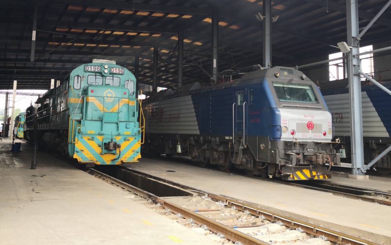 南京东机务段随拍,看看最后的大老美