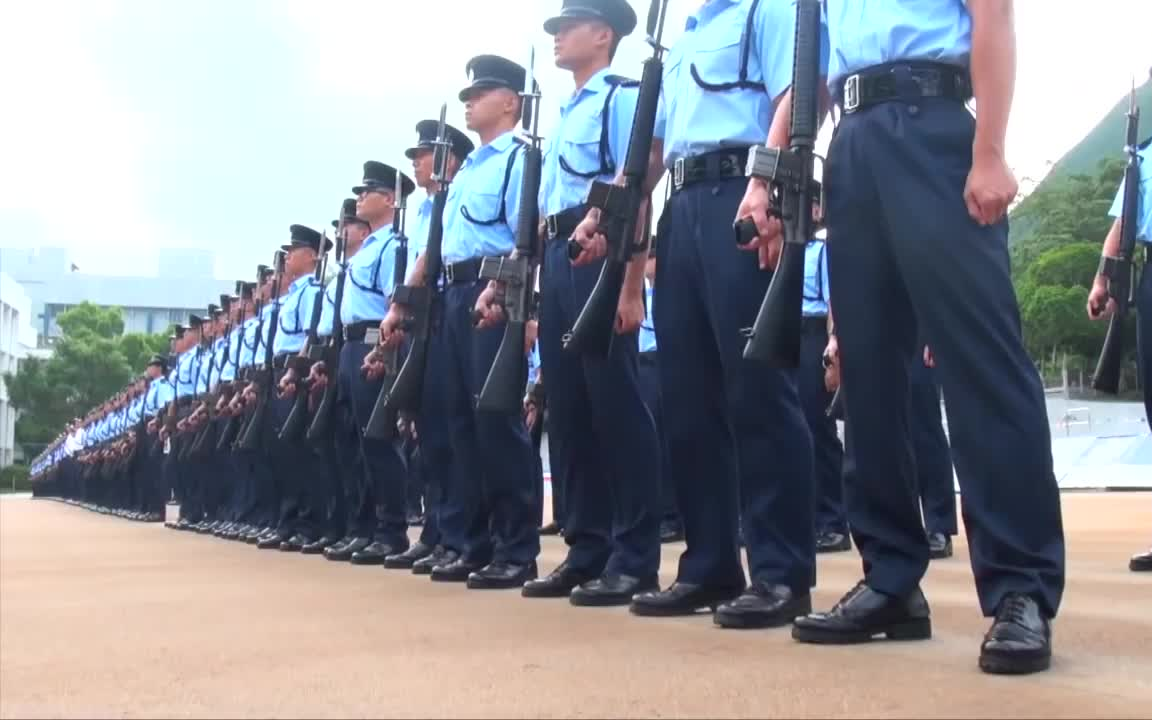 香港警察学院的步操训练