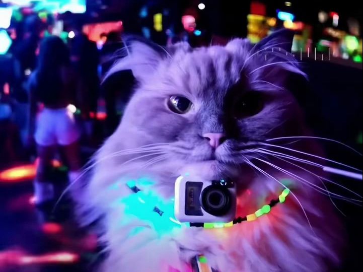 openai官方发布蹦迪猫咪