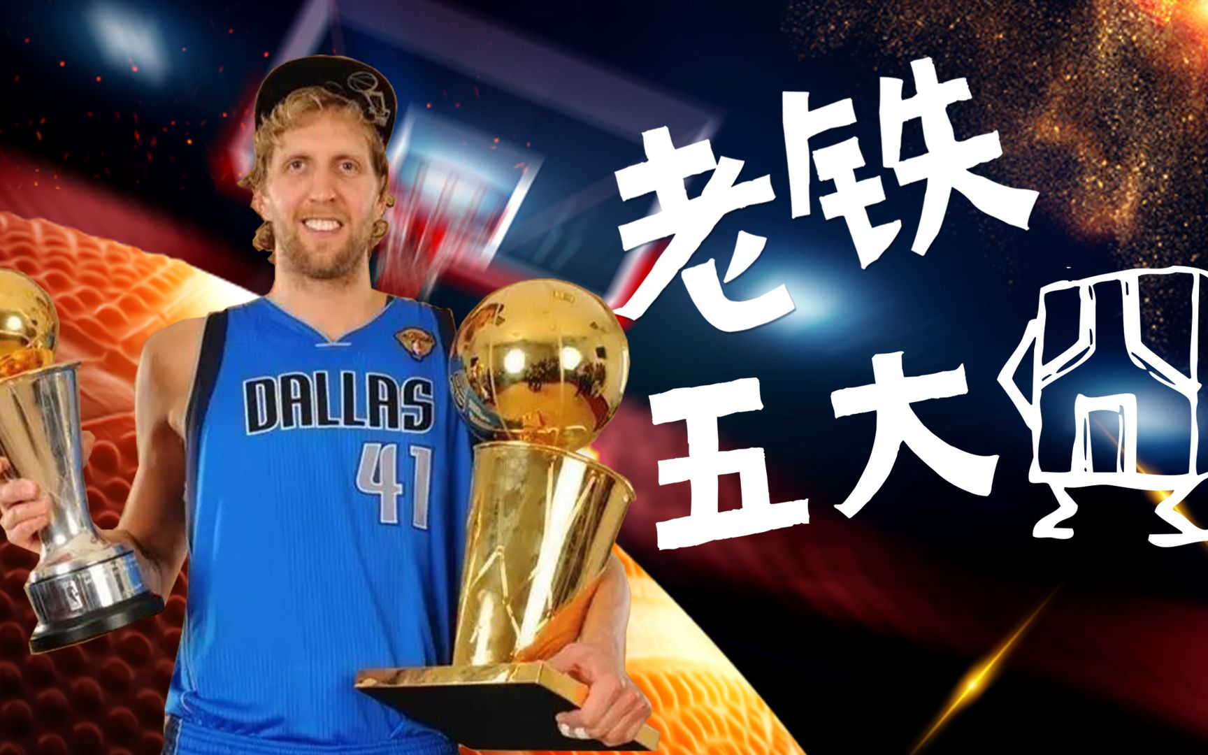 [图]NBA五大囧："金鸡独立"诺维茨基！天王跨界被迫营业