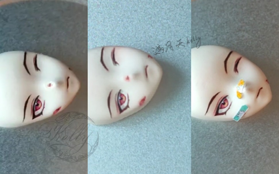 【画脸】画了受伤的脸|战损妆|为了给脸上加兔子也是