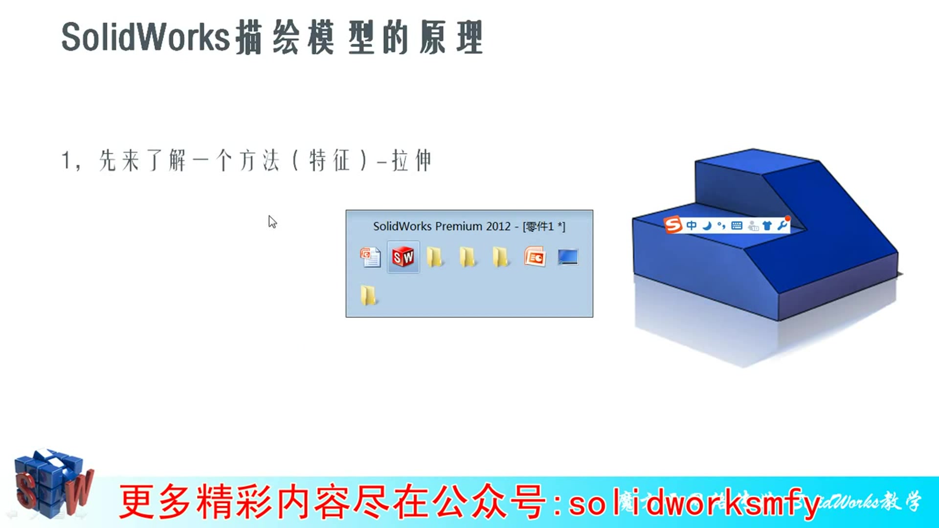 solidworks入门教程1.1草图含义及第一次生成实体solidworks魔方云学院哔哩哔哩bilibili