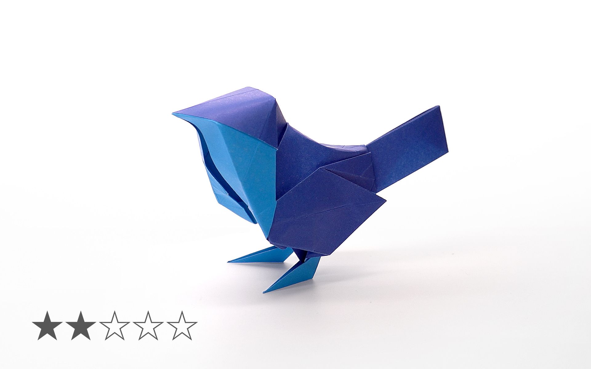 [图]【折纸】知更鸟 Origami Robin（David Brill）