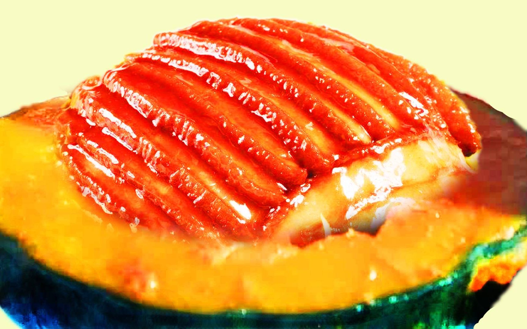 扣肉放在南瓜里蒸,吃肉不长膘,团圆健康年夜饭