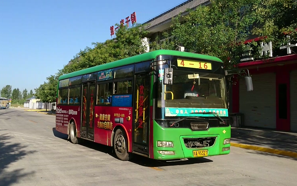 西安公交4-08路全程前方展望