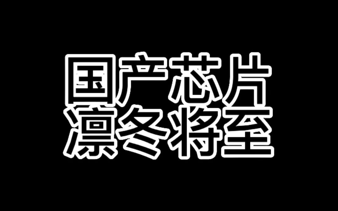 一些关于光刻机的小道消息,凛冬将至,希望国产芯片能够向死而生.哔哩哔哩bilibili