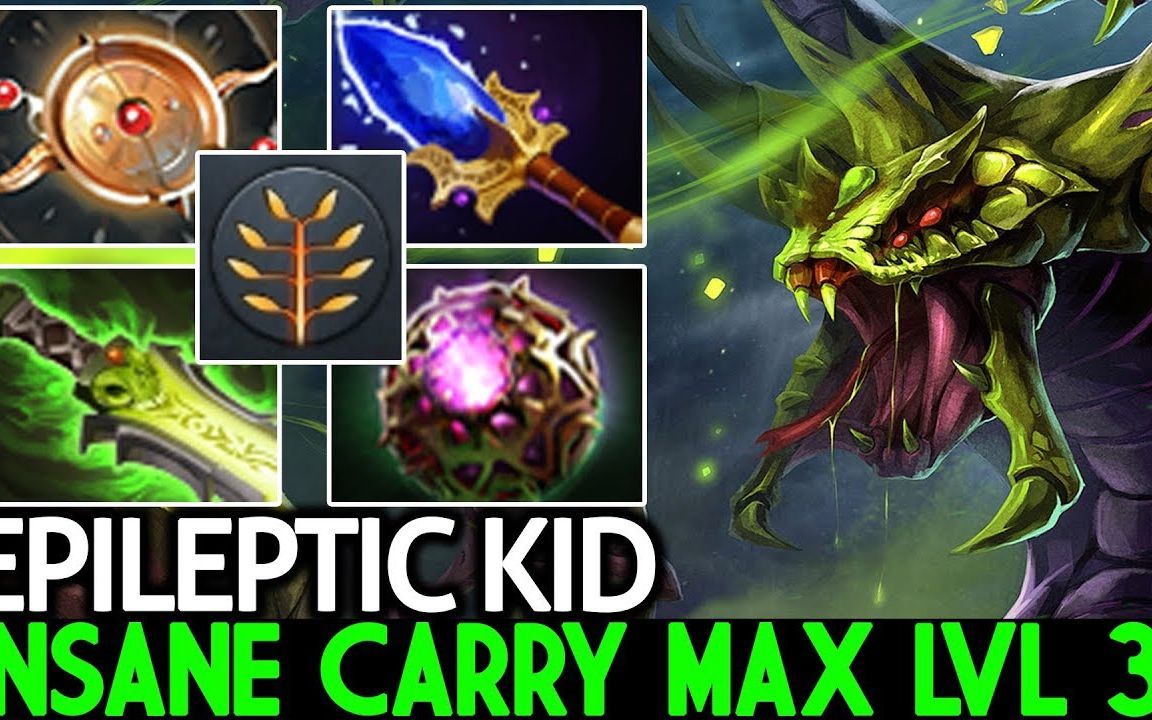 dota2epileptickid剧毒术士30级全天赋虚灵神杖玲珑心要你命的老毒物