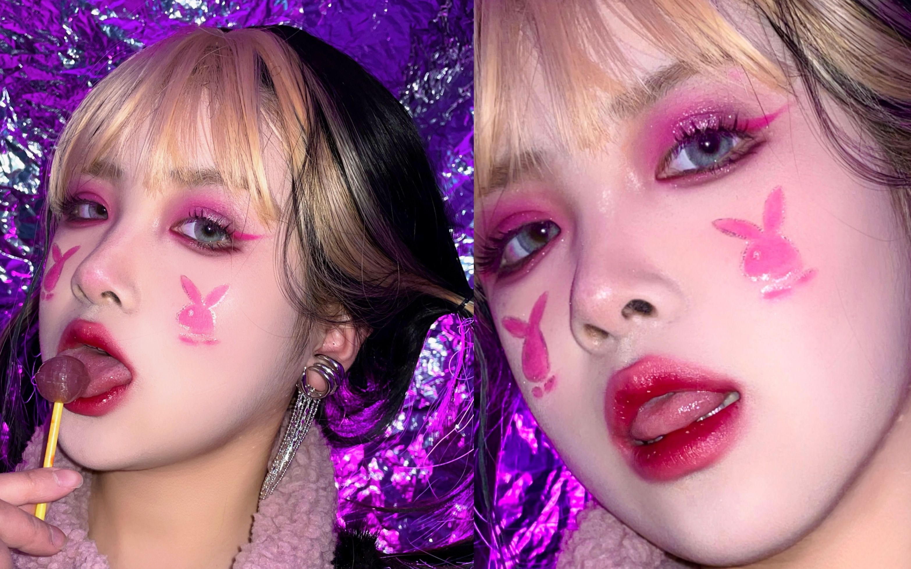 脸脸 | 千禧感辣妹妆容 原来变y2k女孩这么简单!