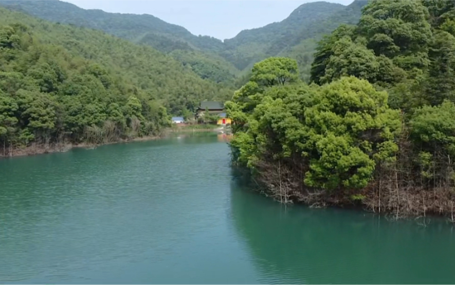 [图]九江慧日寺水库航拍打卡