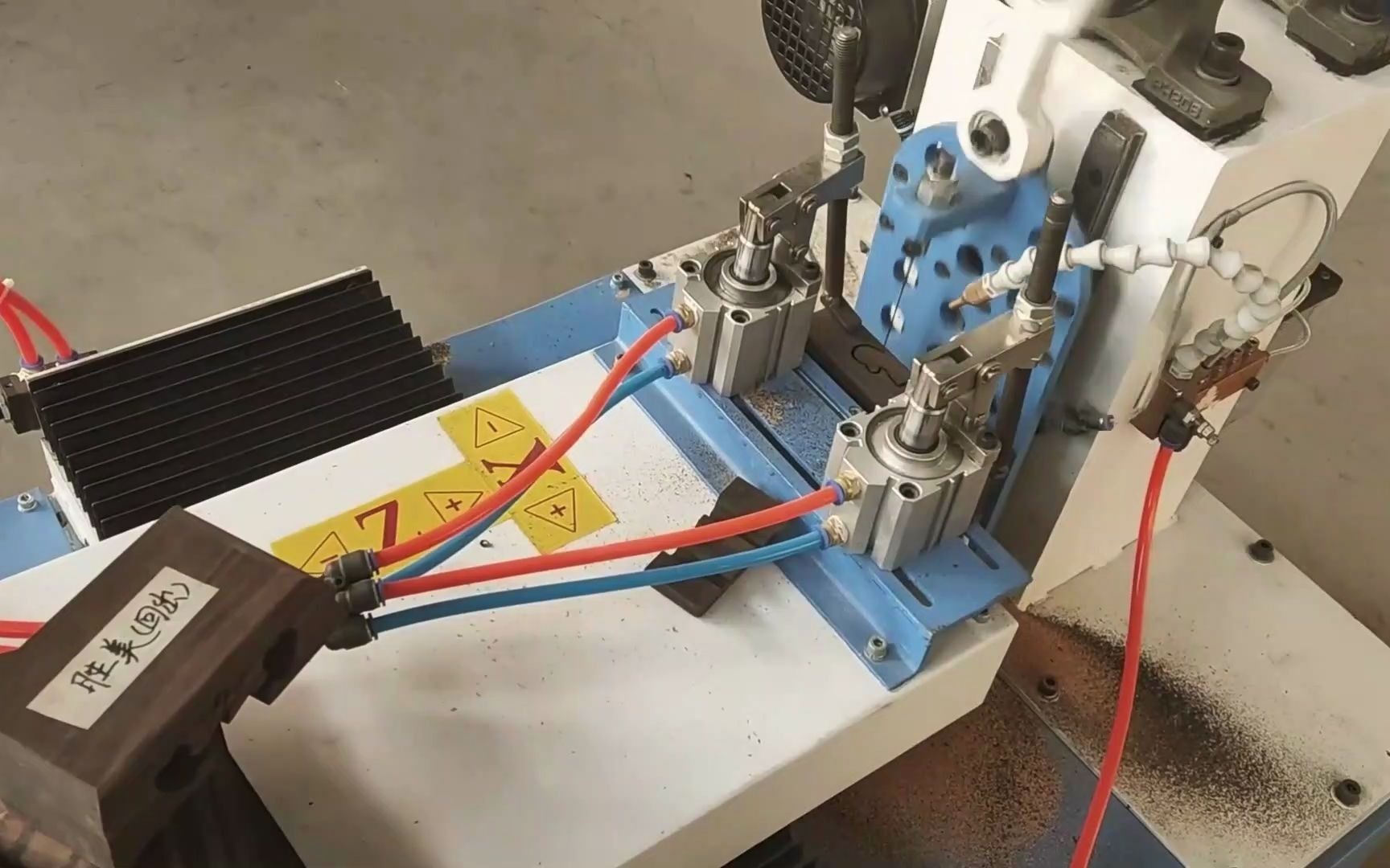 拉花锯使用方法 自制台式拉花锯