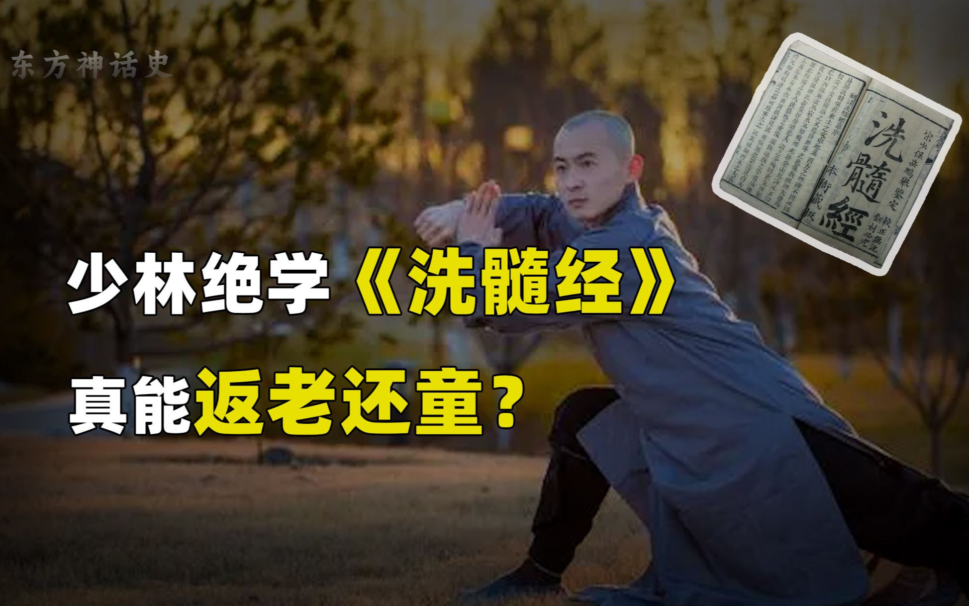 [图]流传千年的《洗髓经》，堪称少林内功绝学，返老还童竟是真的？