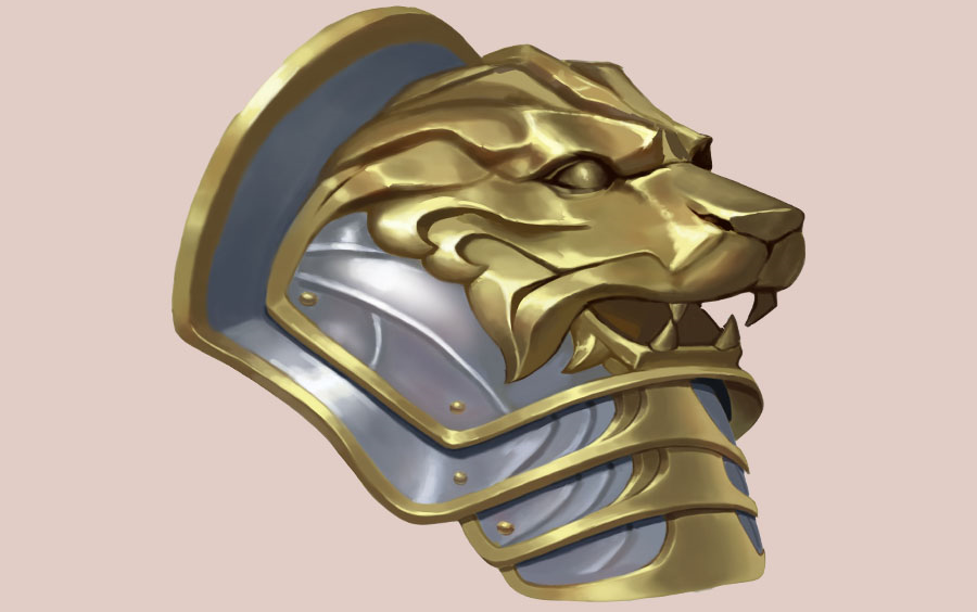 五分钟教你硬核板绘金属肩甲,你学废了吗