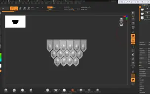 Download Video: 在zbrush中，用nanomesh制作盔甲，并转化成几何实体。
