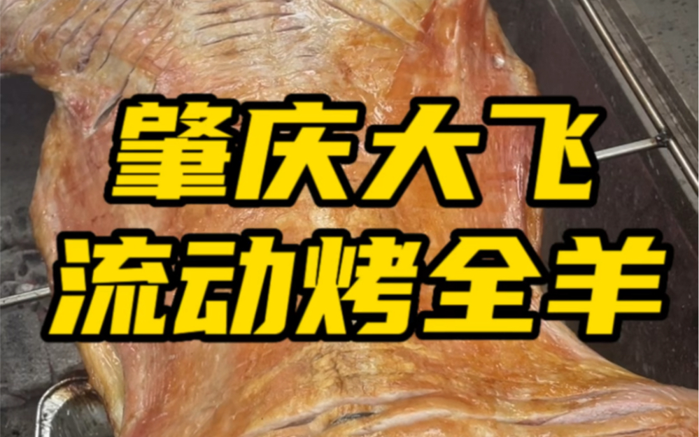 我是土生土长的广东农村人、现在肇庆做流动烤全羊哔哩哔哩bilibili