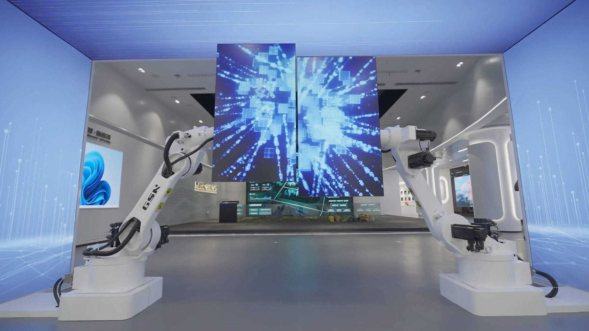 展厅-机械臂互动