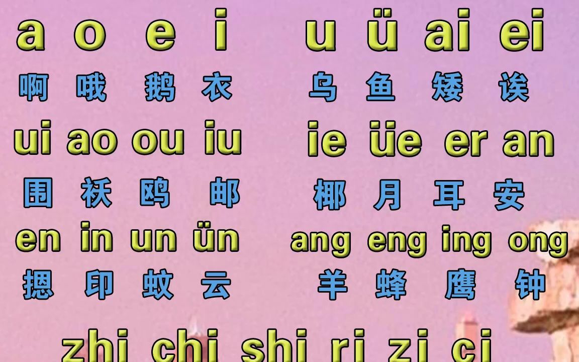 成人自学拼音打字,零基础学习汉语拼音字母表,打字训练入门哔哩哔哩bilibili