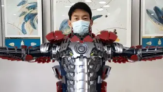 终于入手这套钢铁侠MK5战甲了，在家里也能穿