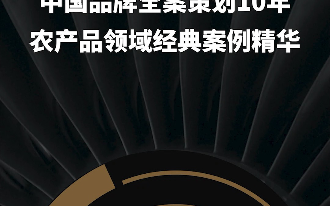 中国品牌咨询领域10年农产品领域经典案例分享!哔哩哔哩bilibili