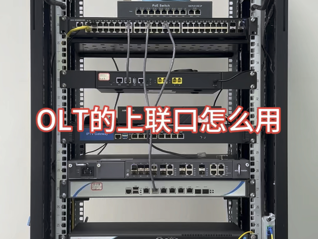 OLT连接各种服务端设备