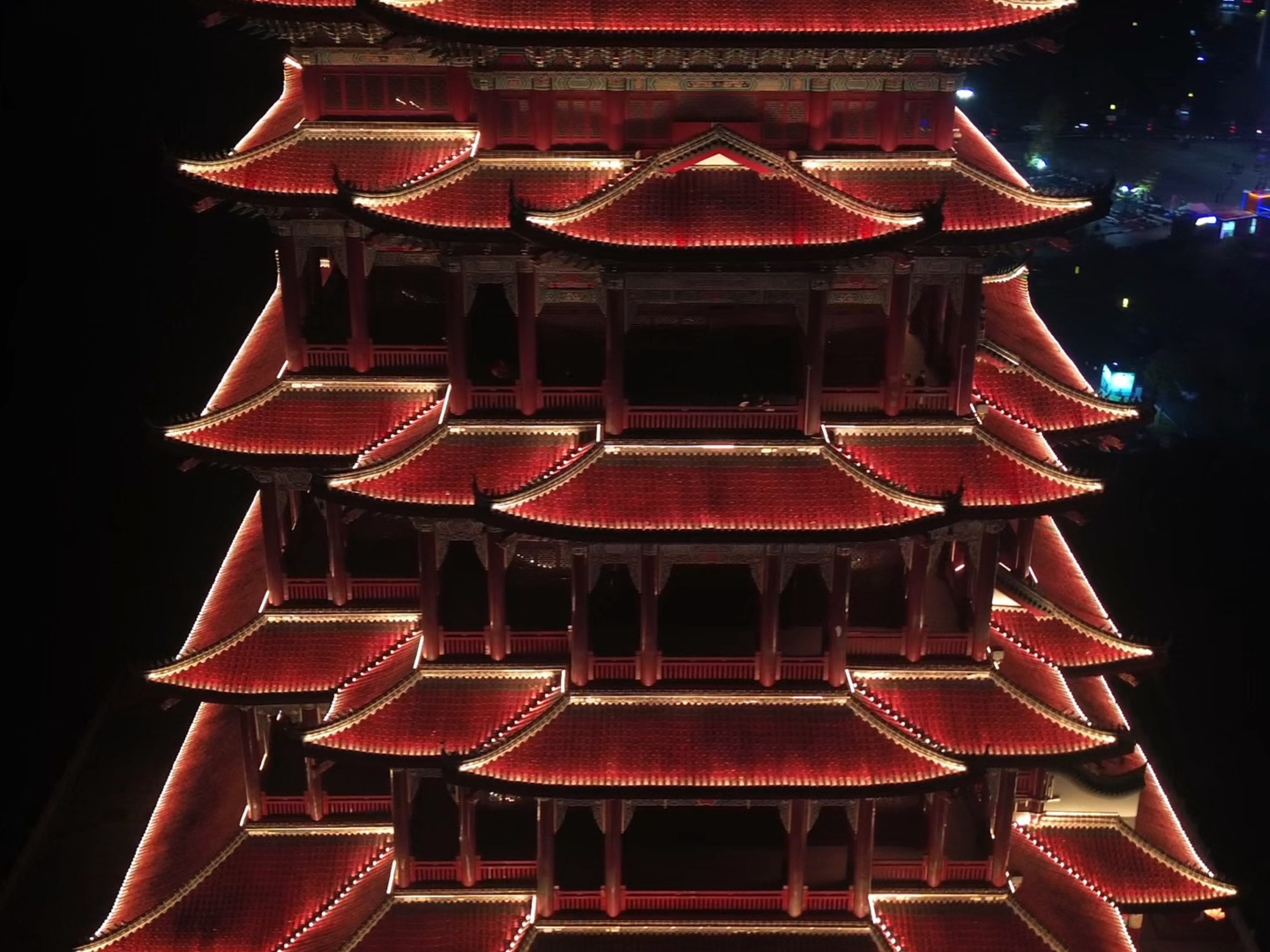 湘潭万楼灯光秀