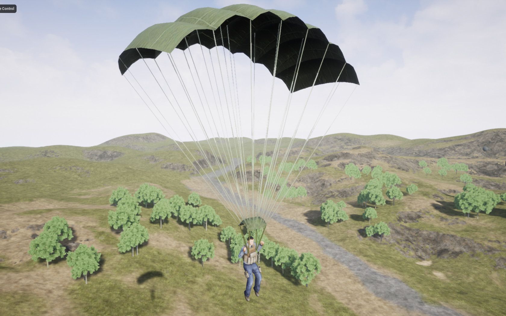 【ue4军事系列】降落伞