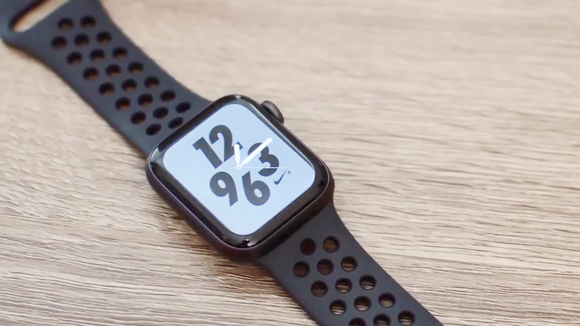 苹果手表watch series 4 nike 版开箱上手体验!