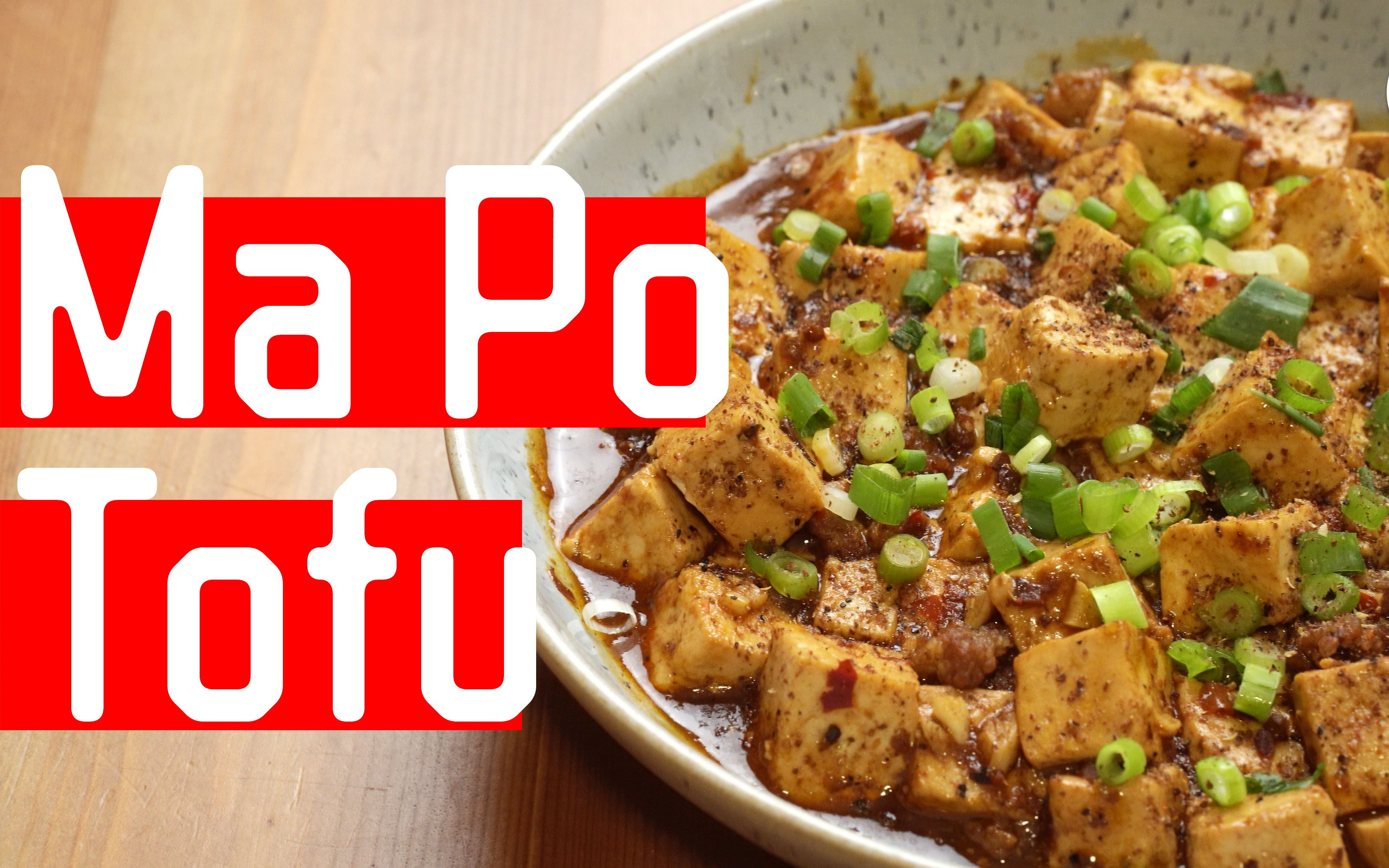 ma po tofu (spicy tofu with minced beef) l chinese easy cooking