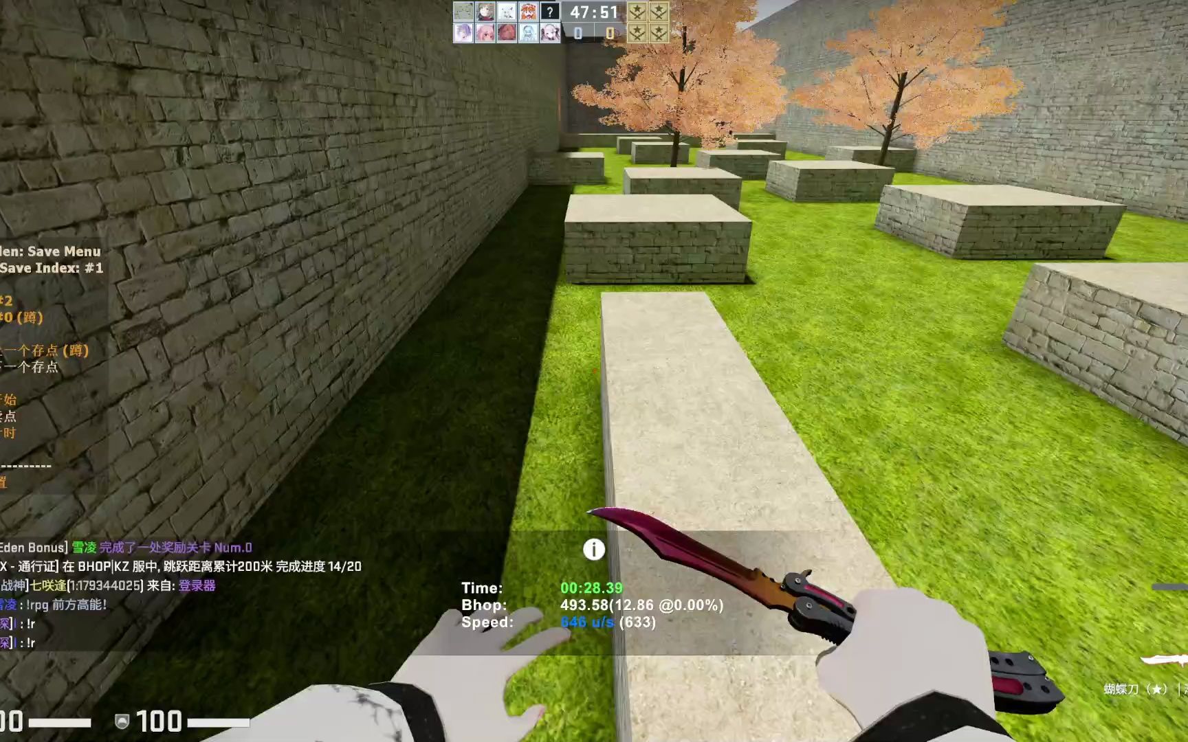[csgo僵尸乐园连跳服]地图:bhop_grizde