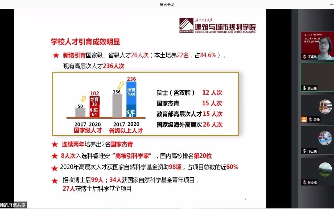 2022年广东工业大学建筑与城市规划学院研究生招生直播说明会哔哩哔哩bilibili