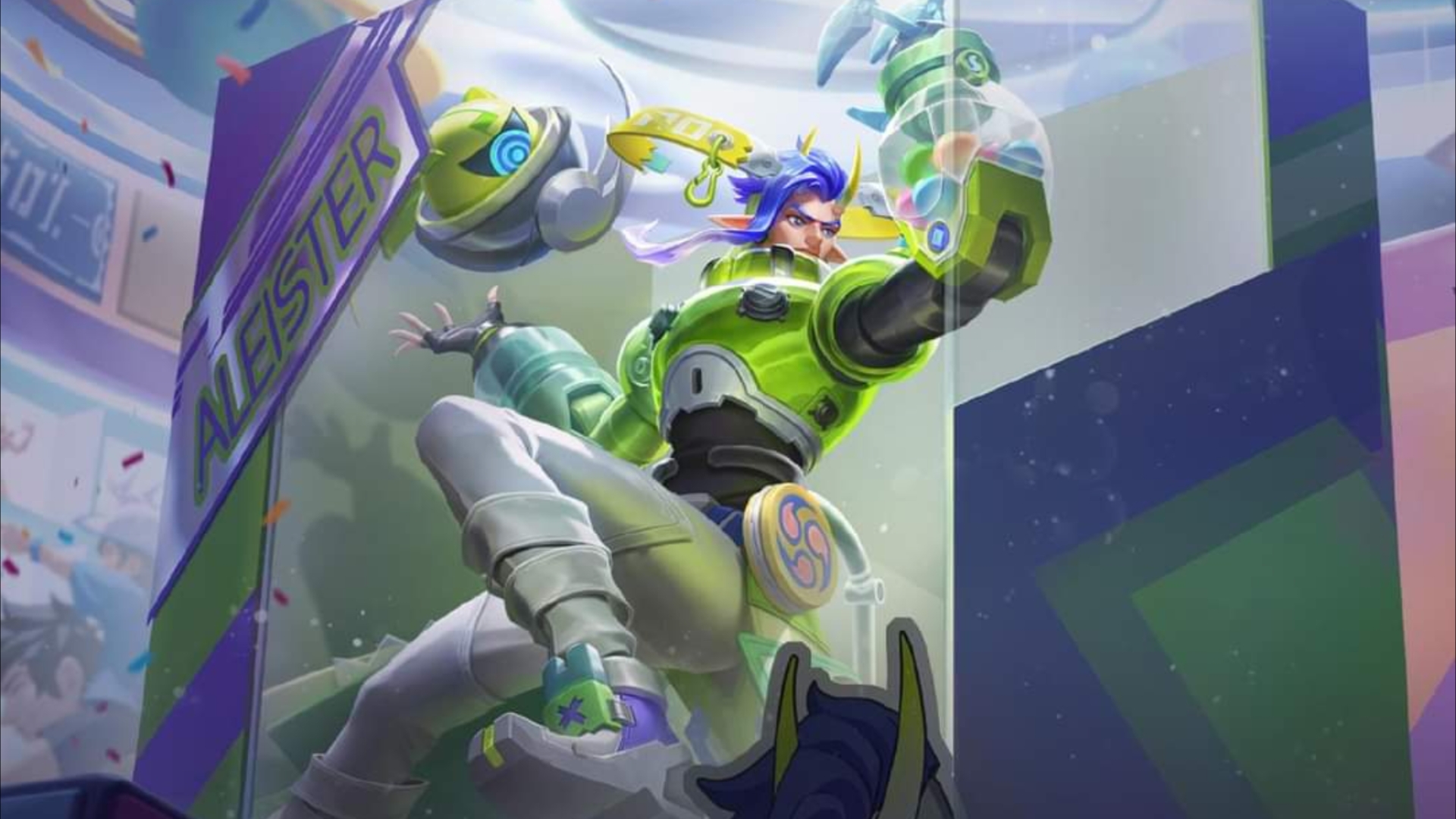 传说对决〕8月圣典 阿莱斯特 「脱逃玩偶」 特效展示