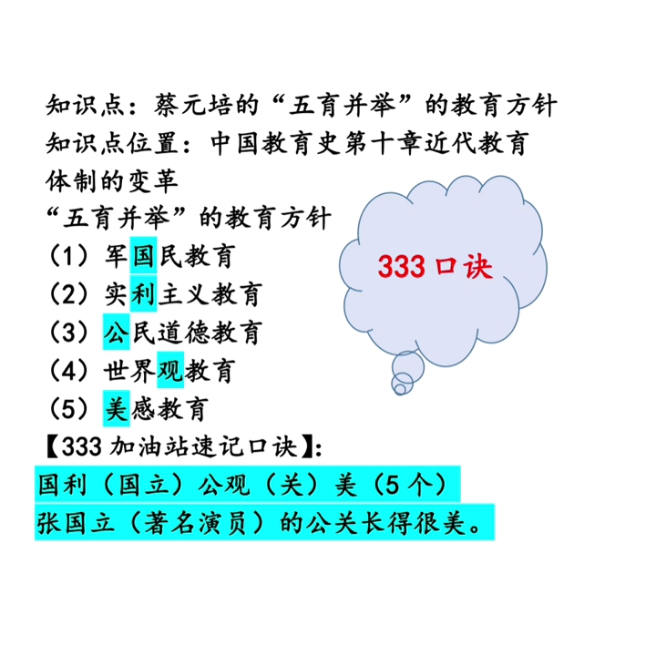 333教育综合助记口诀|顺口溜|333葵花宝典助记口诀|教育学考研|教育硕士|333背诵技巧哔哩哔哩bilibili