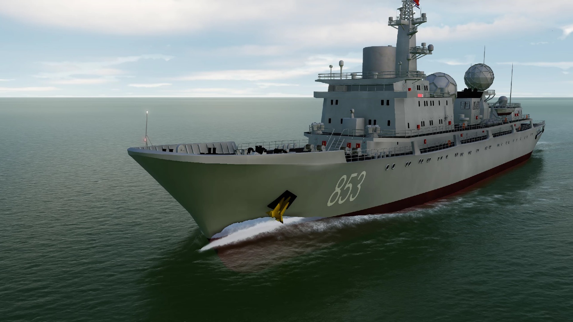 dcs 原创模组作品 中国海军815a型电子侦察船 正式发布