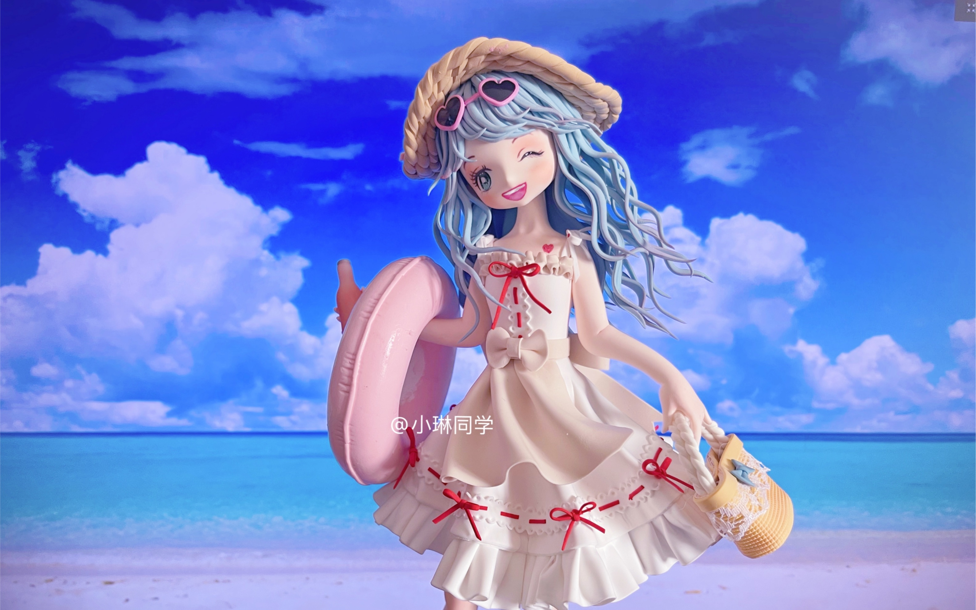 超轻粘土-海边度假成品展示