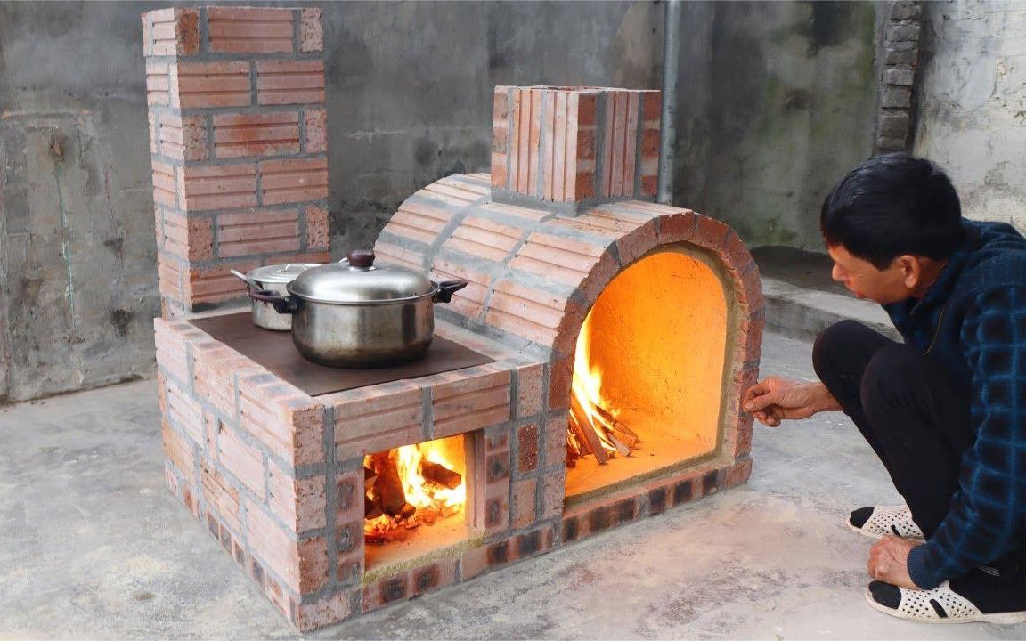 活动作品自制多功能柴火灶不仅省柴火还实用看完全程直呼过瘾