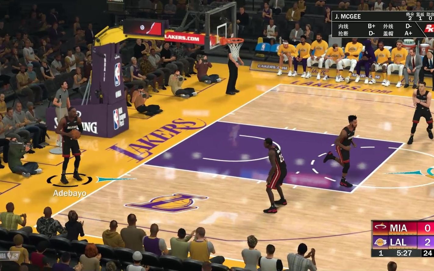 火连实况解说 nba2k20总决赛G6回顾湖人vs热火(湖人众将齐心拿下热火,湖人总冠军)哔哩哔哩bilibili