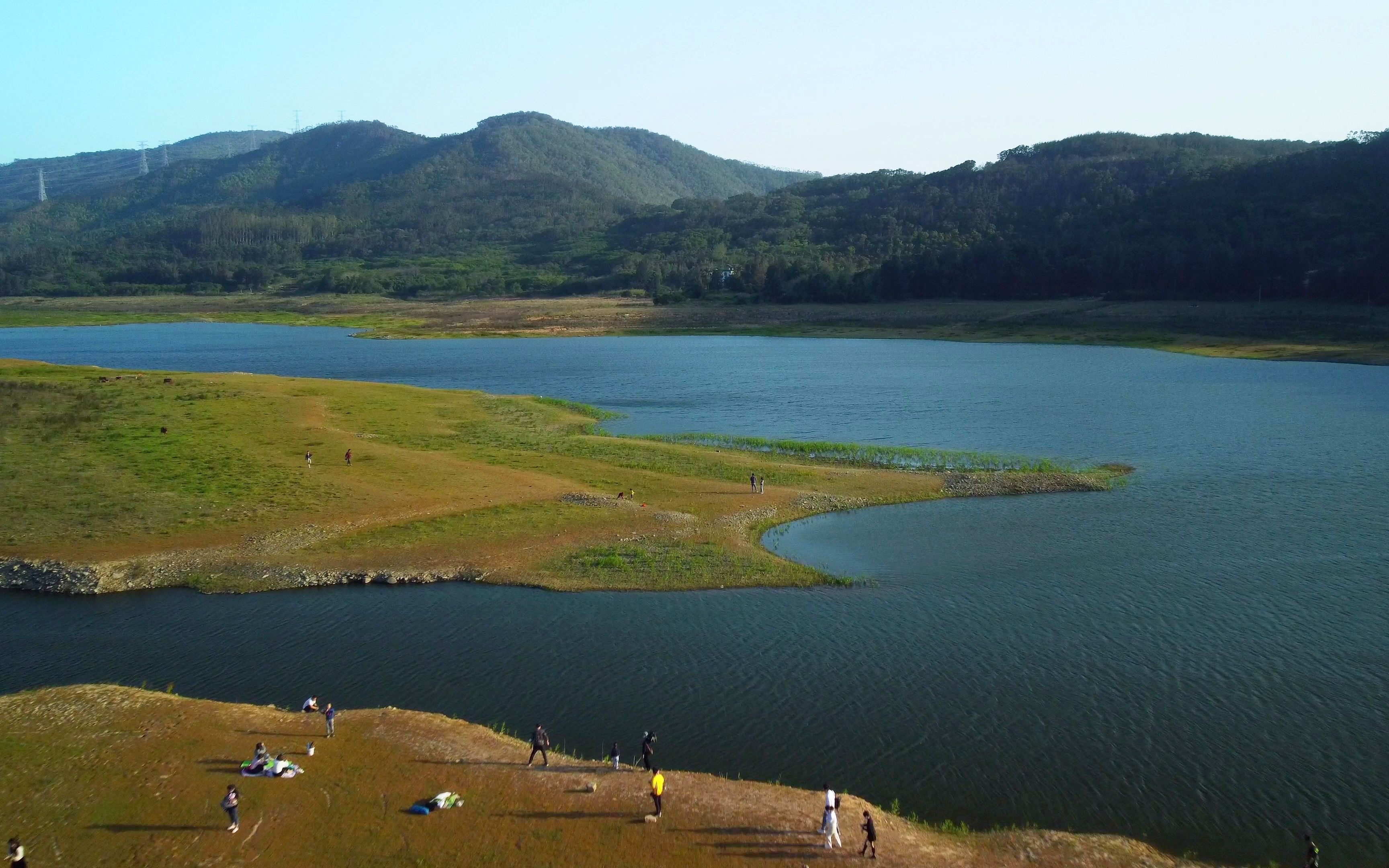 厦门曾溪水库航拍